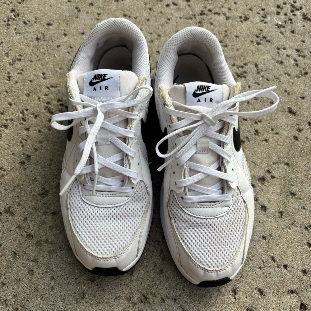 Nike Air Max Excee White and Black Sneakers